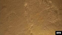 Foto enviada por el robot explorador Curiosity.