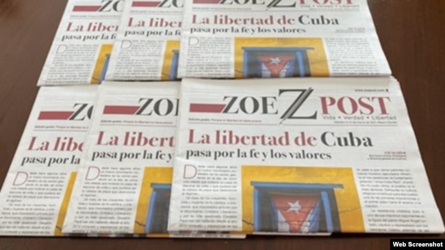 Exhibición de los primeros ejemplares impresos del periódico ZoePost.