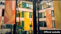 Edificio de Radio Europa Libre/Radio Libertad en Praga, República Checa.