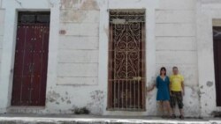 La fachada de una casa en Camagüey, escenario para performance contestatario