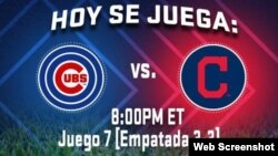 Foto tomada del Twitter de LasMayores.com. Radio Martí transmitirá el juego a las 8:00 de la noche.