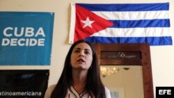  La opositora cubana Rosa María Payá.