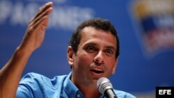 El líder opositor venezolano Henrique Capriles.