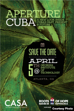 Cartel de la jornada del día 5 de abril de Aperture Cuba.