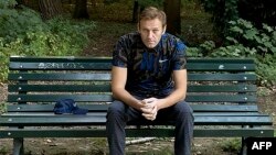 Una foto de Alexei Navalny posteada en su cuenta de Instagram