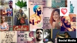 Artistas cubanos se unen contra el decreto ley 349, y contra "todos los artículos que censuran el arte en Cuba", en enero del 2018.