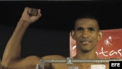 El boxeador cubano Richard Abril, en esta imagen de archivo.
