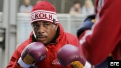 El boxeador cubano Odlanier Solis. EFE/ROLF VENNENBERND