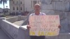 Luis Enrique Santos Caballero pide la libertad de José Daniel Ferrer frente al Tribunal Popular de Santa Clara. 