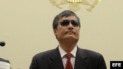 El disidente chino y activista de derechos humanos Chen Guangcheng.