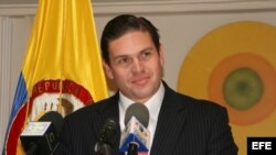 El ministro colombiano de Defensa, Juan Carlos Pinzón.