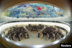 Vista general del Consejo de Derechos Humanos en Ginebra, Suiza. REUTERS/Denis Balibouse/File Photo