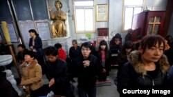 Imagen de una iglesia en China.