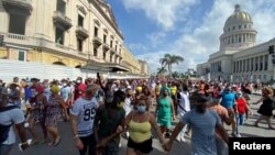 Levantamiento popular en Cuba. REUTERS/Stringer