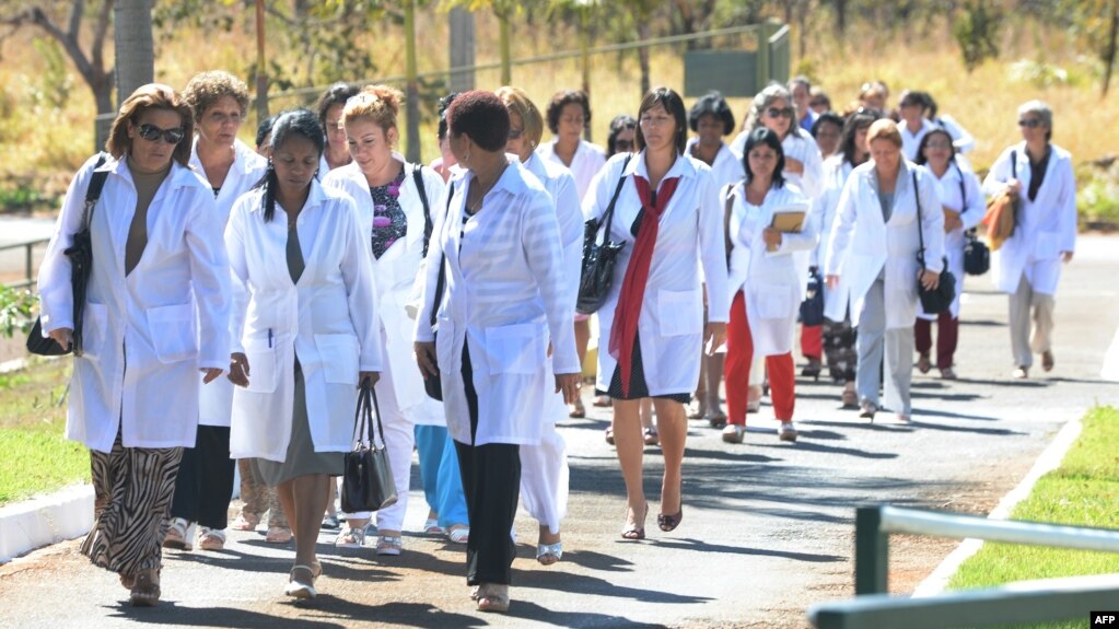 Médicos cubanos en Brasil. (Archivo)
