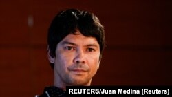 Yunior García Aguilera en Madrid, España. REUTERS/Juan Medina