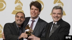 Trío Corrente en la 56 Premiación Grammy
