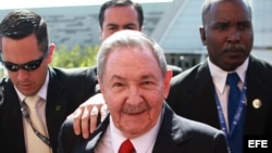 Raúl Castro en la Cumbre de la Comunidad de Estados Latinoamericanos y Caribeños (Celac), en Santiago de Chile.