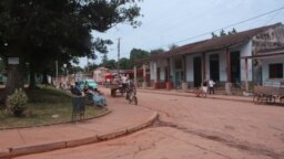 Una calle de la localidad de Carlos Rojas, en Matanzas. (Captura de imagen/Mapcarta)