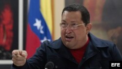 El presidente de Venezuela, Hugo Chávez.