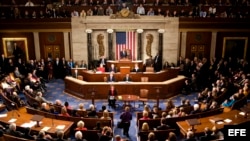 Cámara de Representantes de EEUU en el Capitolio en Washington DC. Archivo.