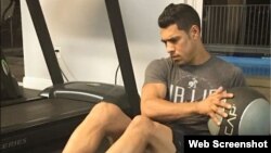 El gladiador cubano Rudisel Mora Brasa.