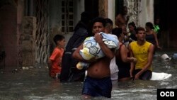 Afectaciones de Irma en La Habana. Foto Elio Delgado.