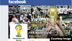 Facebook FIFA Mundial Brasil
