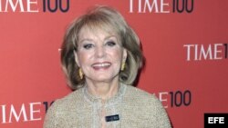 Barbara Walters en la gala de la revista "TIME".