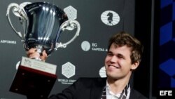 Magnus Carlsen, campeón mundial de ajedrez...