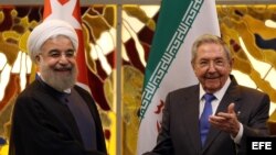 El presidente iraní Hasan Rohani visitó Cuba en septiembre de 2016.