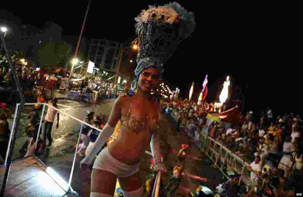 Las celebraciones del tradicional Carnaval de La Habana.