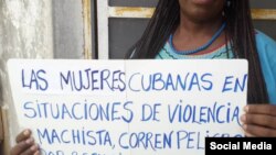 Mujeres víctimas de violencia de género en Cuba. (Foto: Facebook/Archivo)