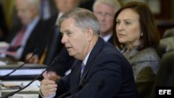 El senador republicano Lindsey Graham.