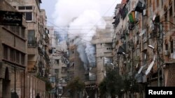 El barrio de Zamalka en Damasco.