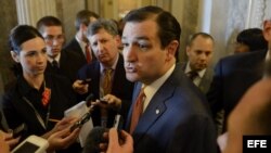El senador republicano Ted Cruz (c). Archivo
