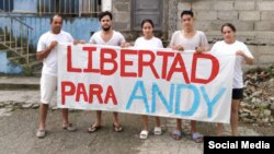 La familia de Andy García Lorenzo exige su libertad en Santa Clara.