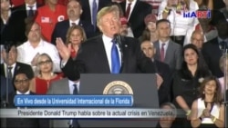 Trump: "Maduro no es un patriota venezolano, es una marioneta cubana"