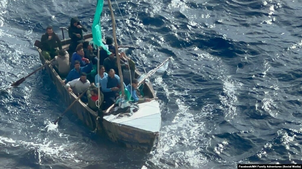 Das Boot, auf dem die 17 Kubaner unterwegs waren | Bildquelle: RTV Martí © MH Family Adventures / Facebook | Bilder sind in der Regel urheberrechtlich geschützt