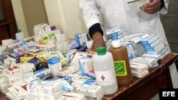 Fotografía de archivo. Productos farmacéuticos.