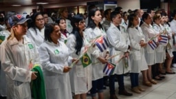 Médicos cubanos en Brasil como parte del programa Mais Médicos (Foto: Archivo).