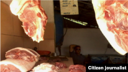 Reporta Cuba carne de cerdo Foto Aimara Peña