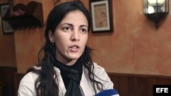 Rosa María Payá en Madrid.