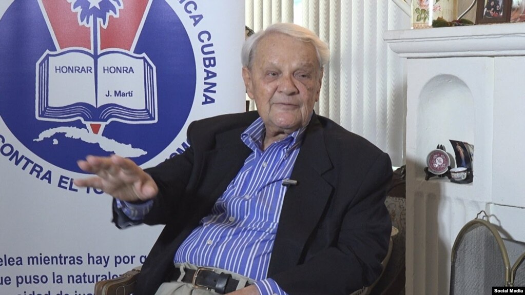 El Dr. Salvador Lew, abogado cubano de gran desempeño en la radio de Miami, fallecido el 25 de mayo a los 90 años de edad. (YouTube).