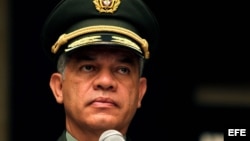 El director de la policía de Colombia, general Jose Roberto León Riaño.
