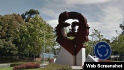 Monumento al Che Guevara en Oleiros, A Coruña.
