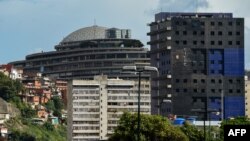 Vista general de El Helicoide, cuartel general del Servicio Bolivariano de Inteligencia Nacional (SEBIN).