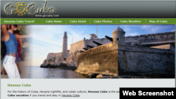 Sitios webs con nombres cubanos de la empresa Travelucion. 
