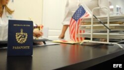 Pasaporte cubano. 