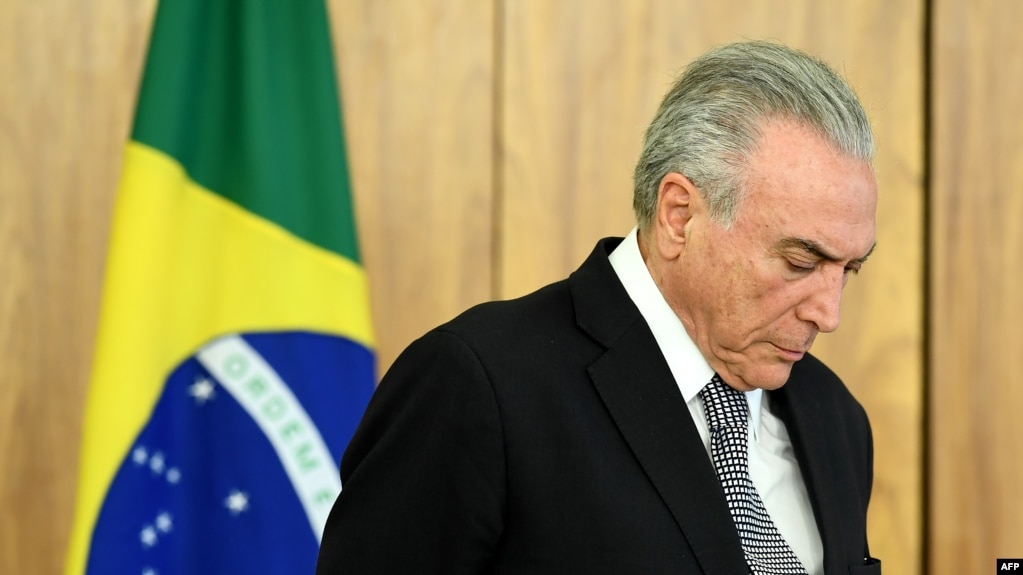 El presidente de Brasil, Michel Temer.